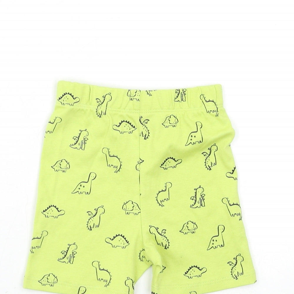 George Baby Green Sweatpants Trousers Size 12 Months - dinosaur