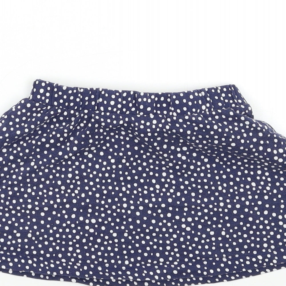 George Girls Blue Polka Dot A-Line Skirt Size 2-3 Years