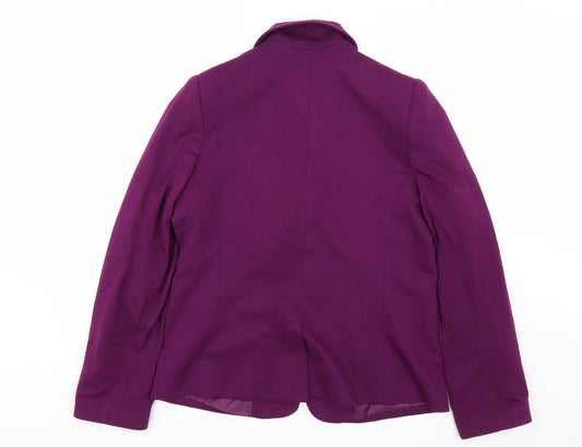 BHS Womens Purple Jacket Suit Size 16
