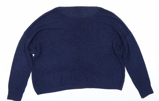 Primark Womens Blue Pullover Jumper Size L