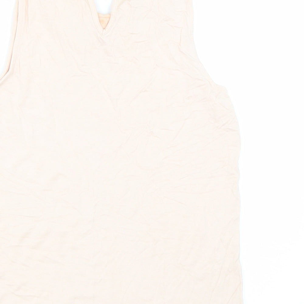 Womens UK Size 10 Internacionale Pink Basic Tank