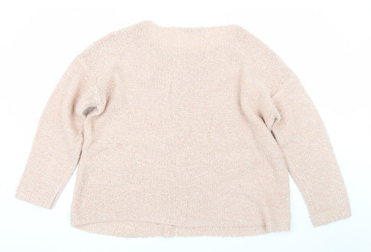 George Womens Pink Pullover Jumper Size L