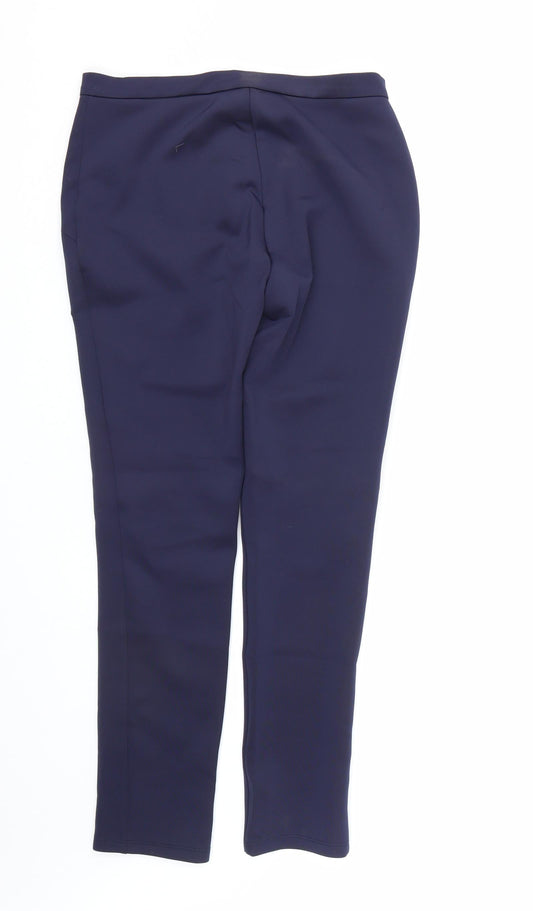 George Womens Blue Trousers Size 10 L27 in