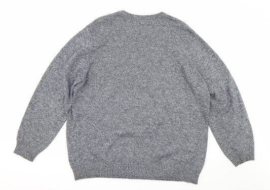 Maine Mens Blue Pullover Jumper Size XL