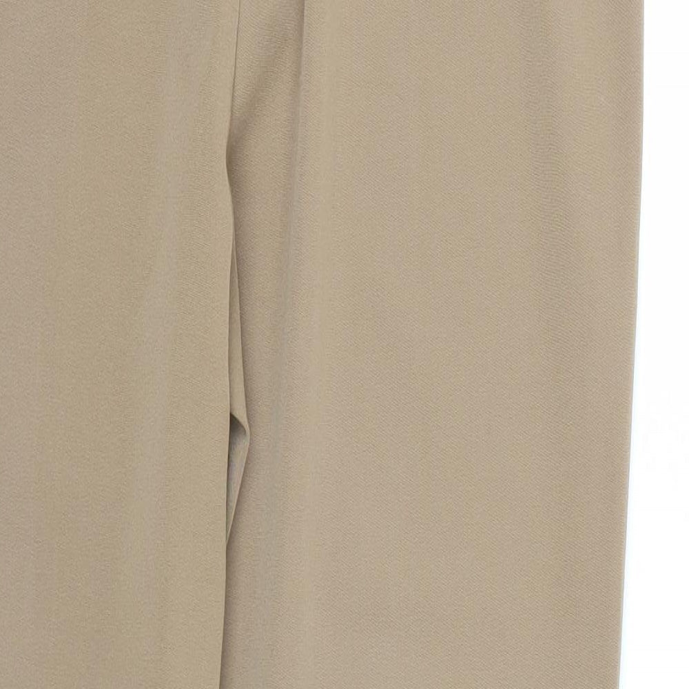 Womens UK Size 35 in Preworn Regular Fit Brown Trousers