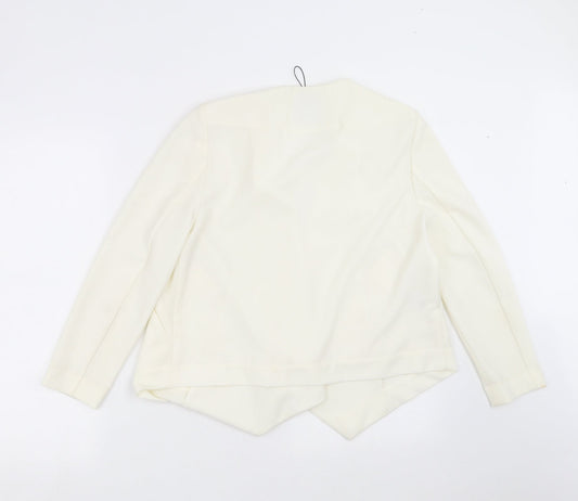 NEXT Womens Ivory Jacket Blazer Size 12