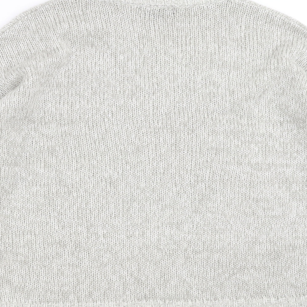Womens UK Size M New Look Grey Pullover Jumper