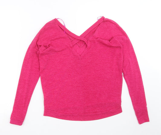 Womens UK Size 6 River Island Pink Pullover Jumper