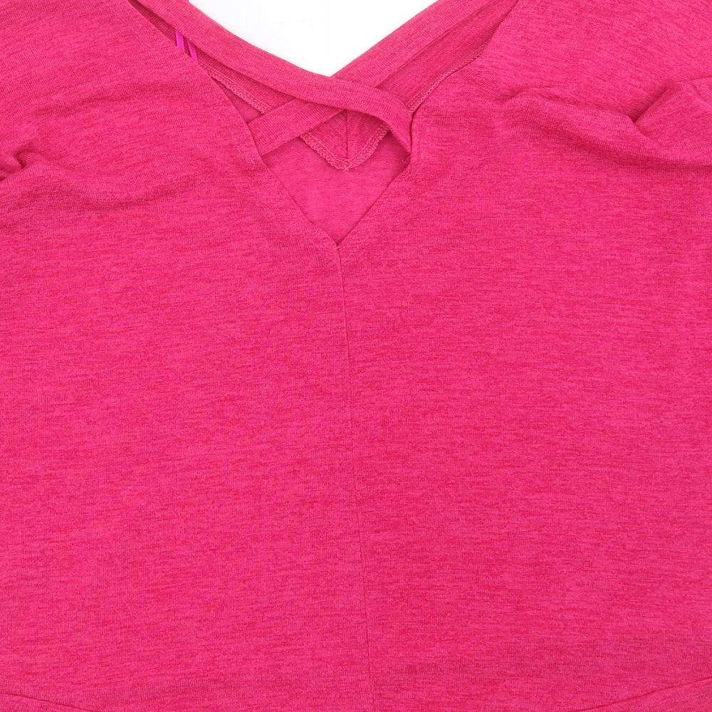 Womens UK Size 6 River Island Pink Pullover Jumper