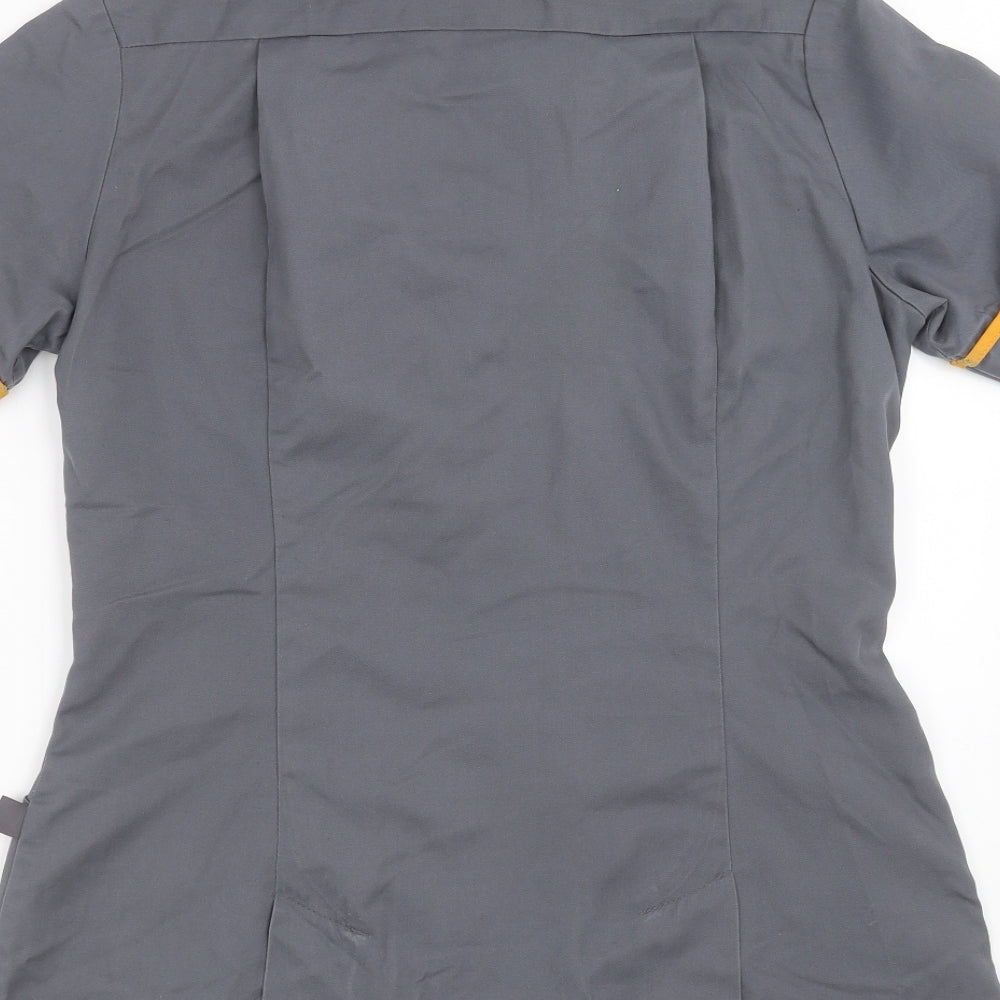 Womens UK Size 10 Dimensions Grey Tunic T-Shirt