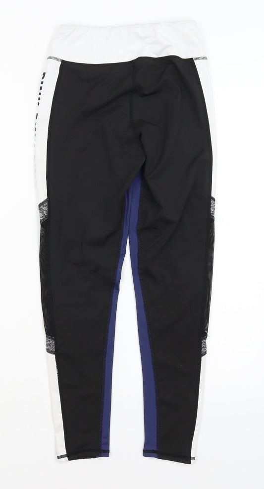 PINK Womens Black Capri Leggings Size XS L24 in