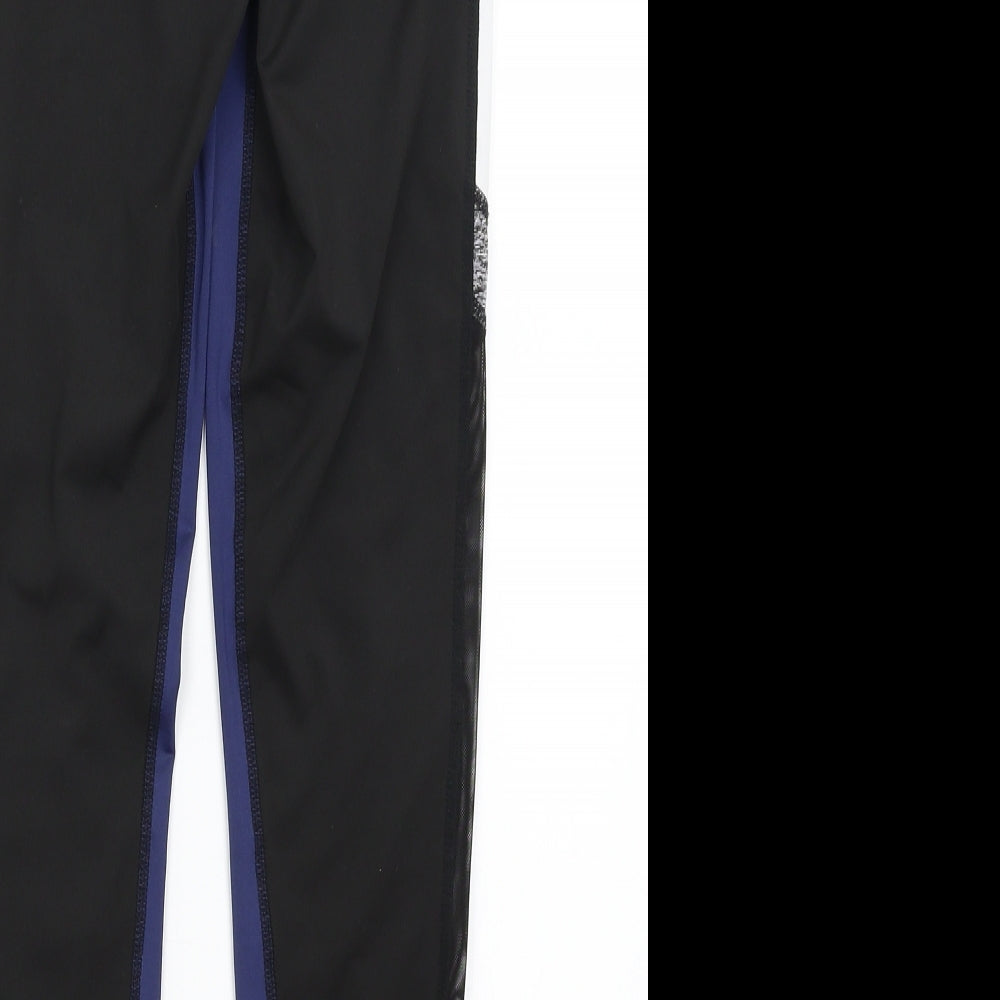 PINK Womens Black Capri Leggings Size XS L24 in