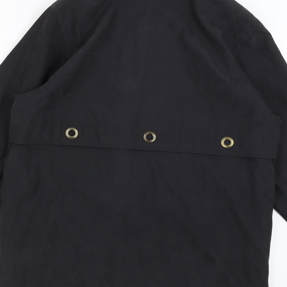 Womens UK Size 10 Berkertex Black Rain Coat