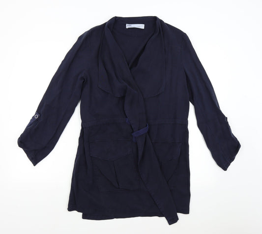 Zara Womens Blue Jacket Size M