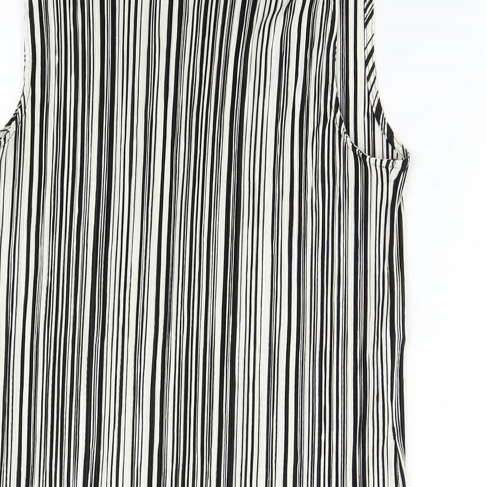 Womens UK Size 8 Topshop Multicoloured Basic Blouse