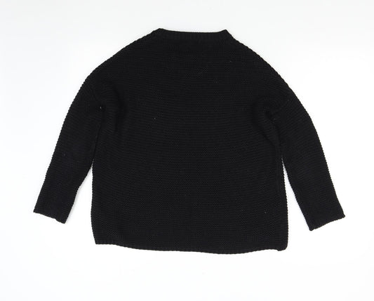 Primark Womens Black Knit Pullover Jumper Size 6