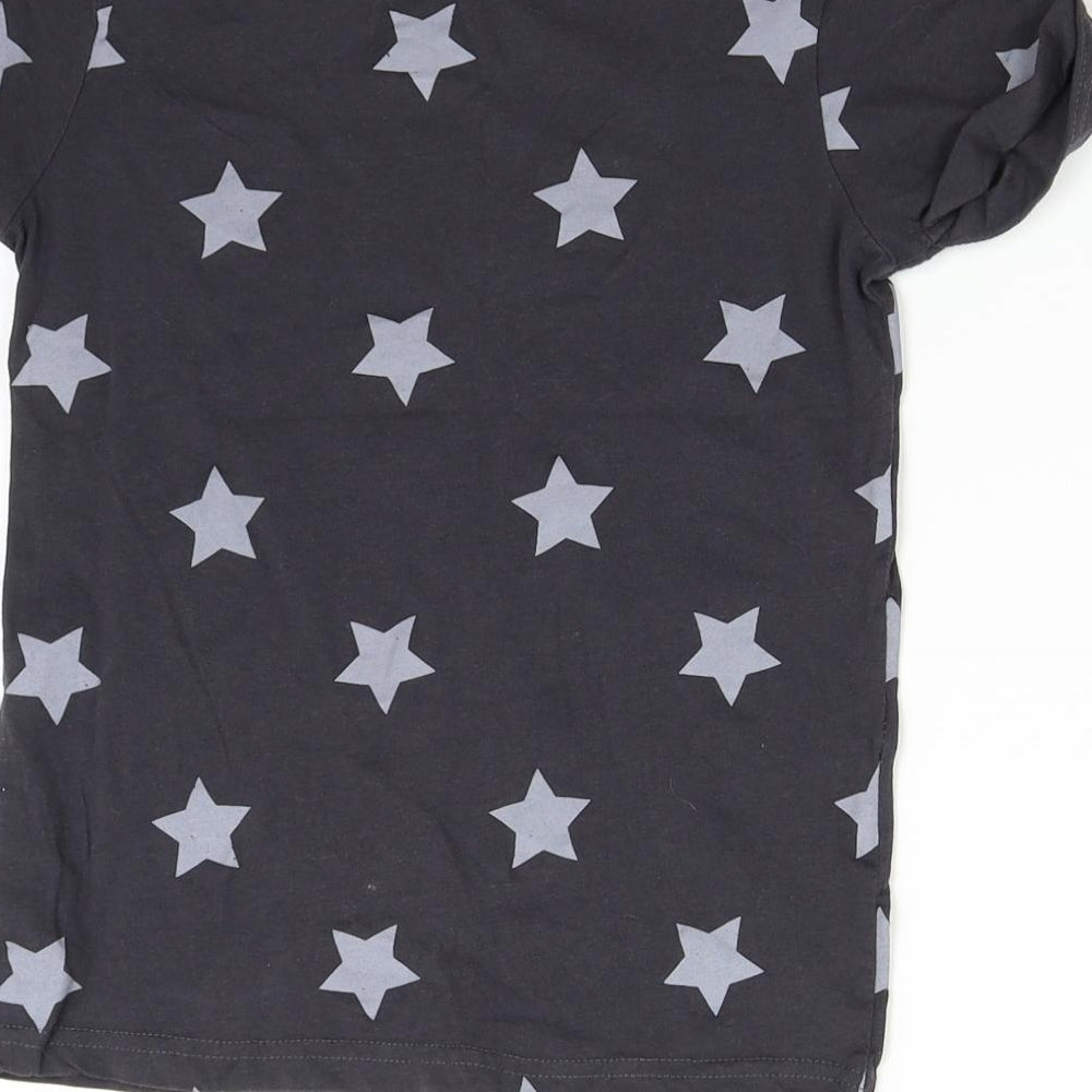 Primark Girls Black Basic T-Shirt Size 9-10 Years - Stars NYC