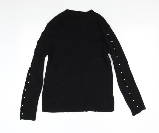 Womens UK Size L Select Black Pullover Jumper