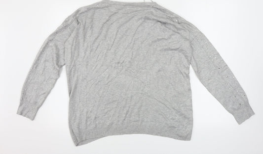 George Womens Green Pullover Jumper Size 18