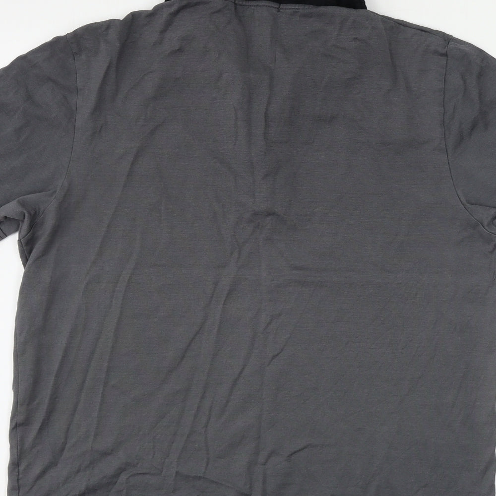 George Mens Grey Polo Size S