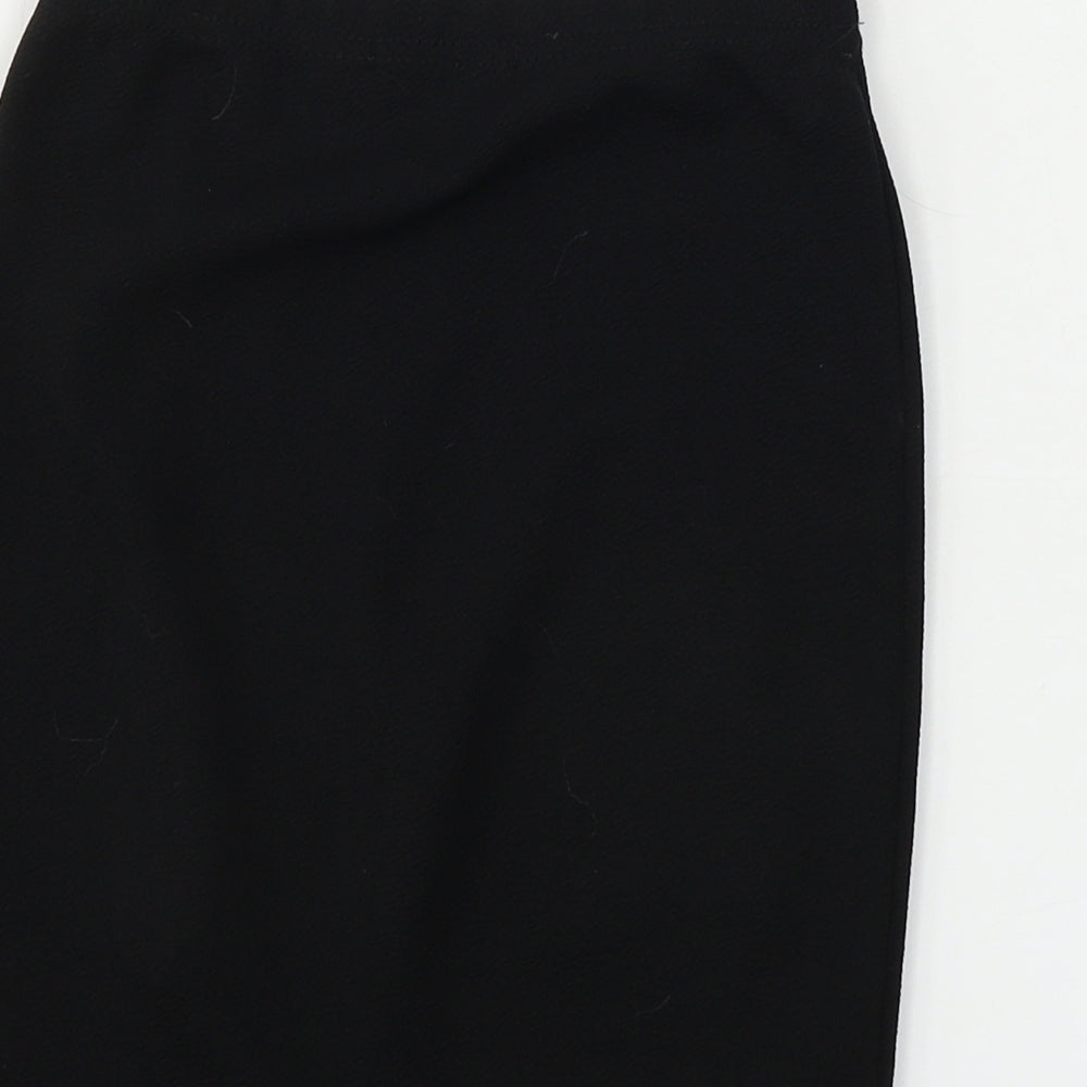 PRETTYLITTLETHING Womens Black Bandage Skirt Size 4