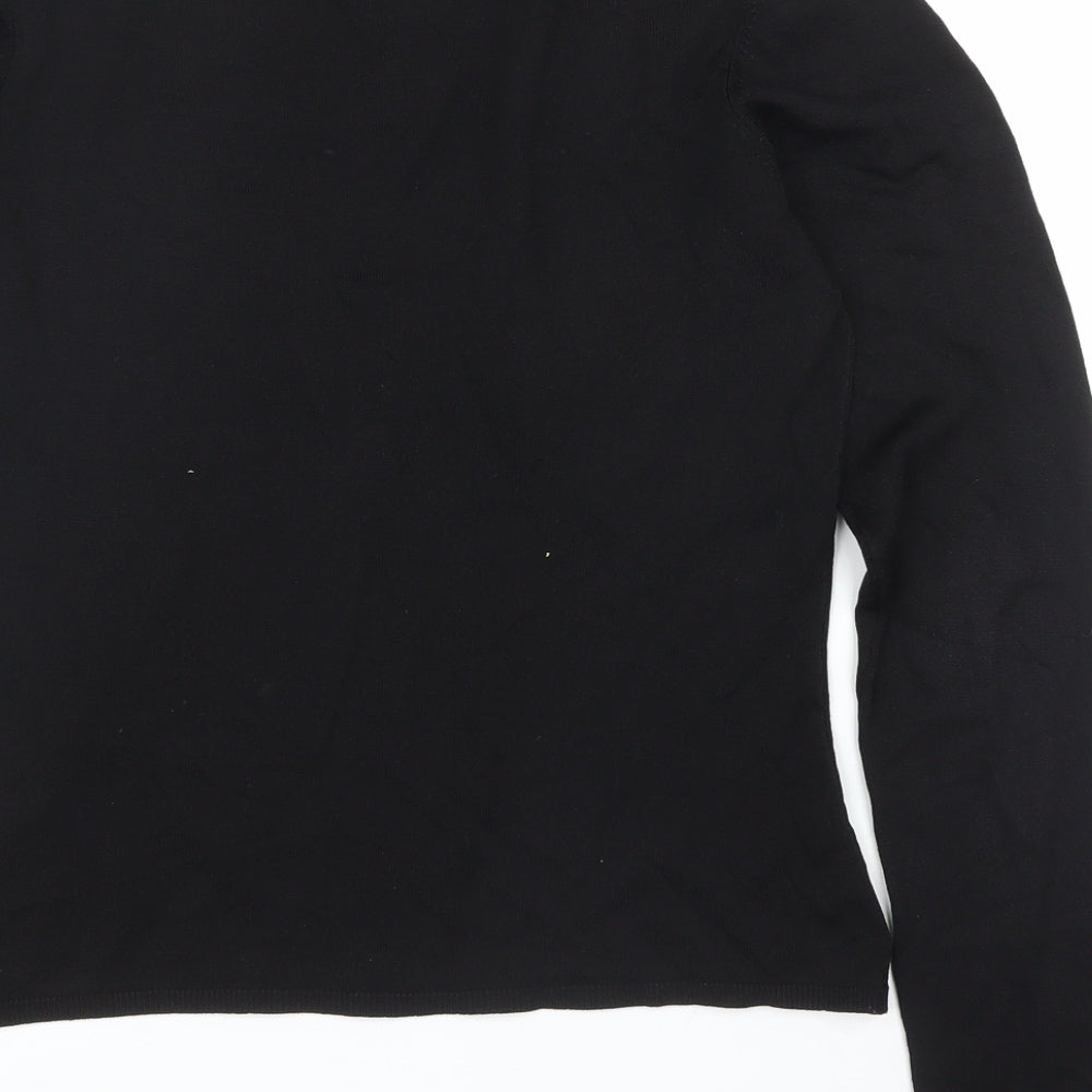 Womens UK Size 14 Oasis Black Pullover Jumper