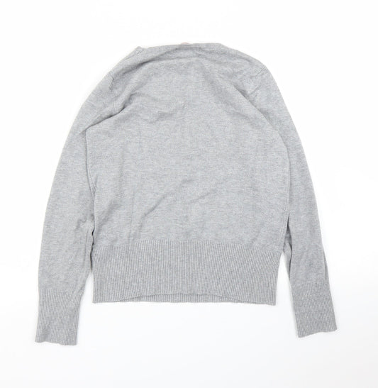 M&S Womens Grey Basic Blouse Size 8