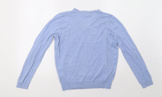 Womens UK Size 12 Marks and Spencer Blue Pullover Sweatshirt