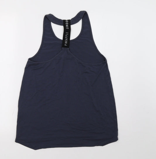 Pineapple Womens Blue Basic Tank Size S