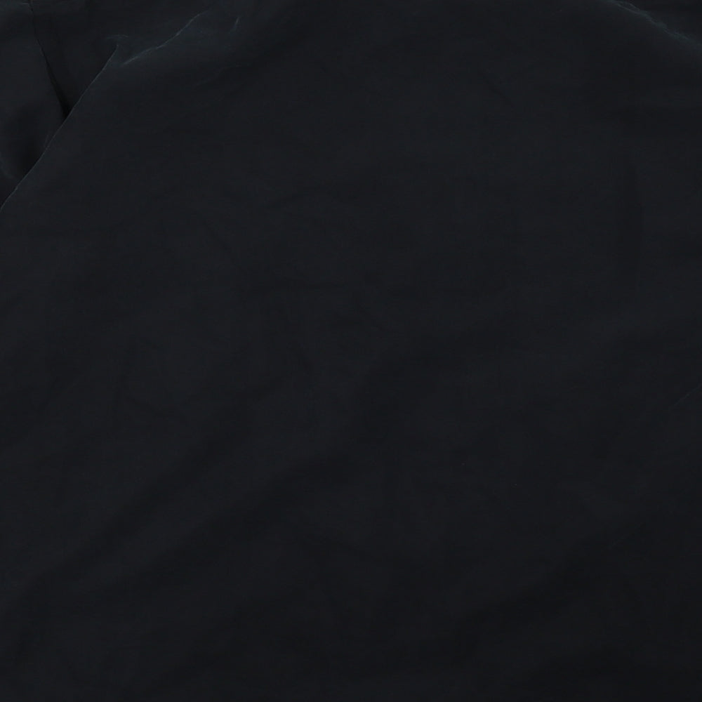 DAVID MOSS Mens Black Polo Size M