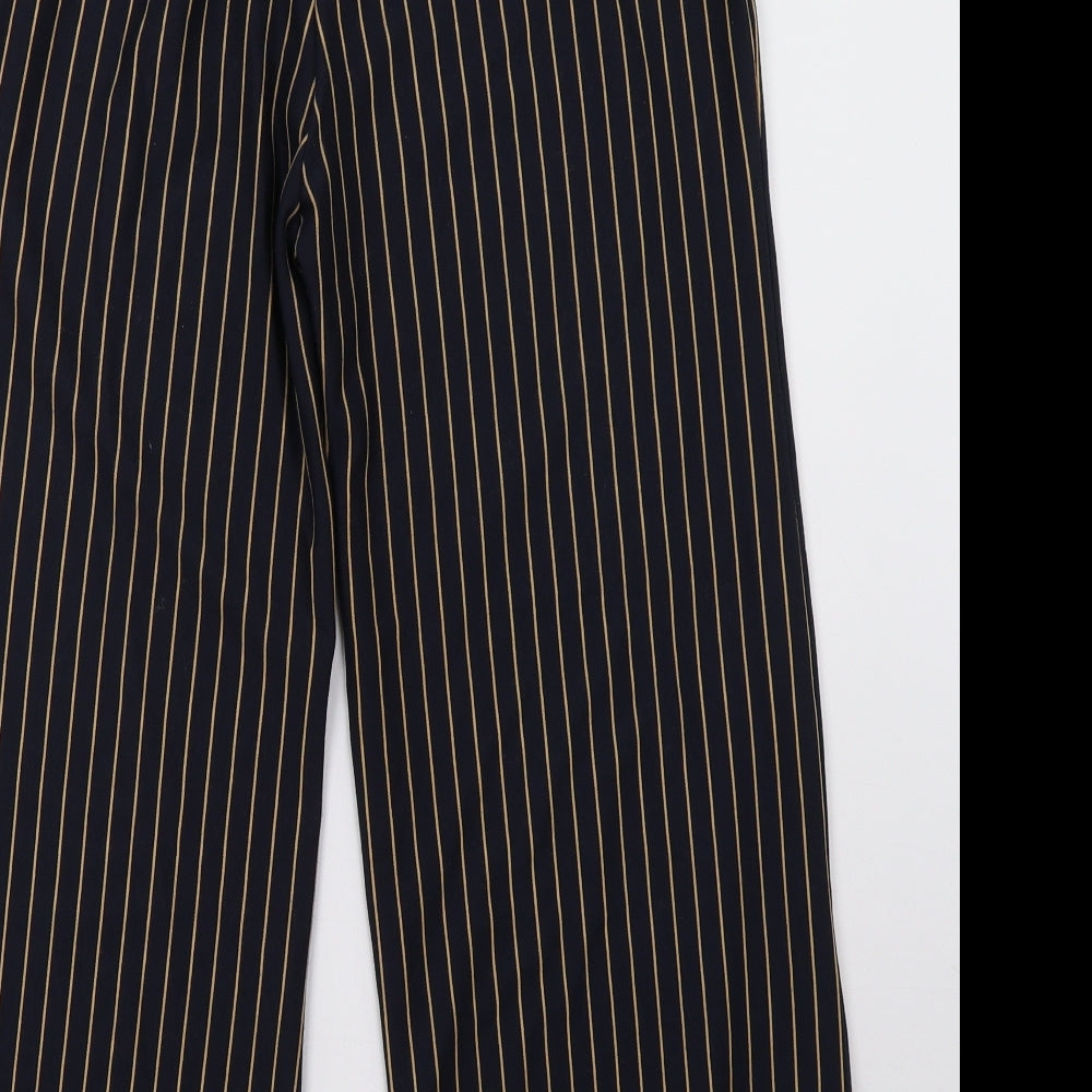 Womens UK Size 8 Zara Regular Fit Blue Trousers
