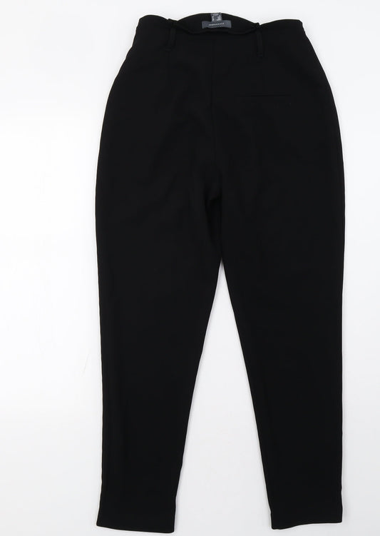 Primark Womens Black Trousers Size 8 L31 in