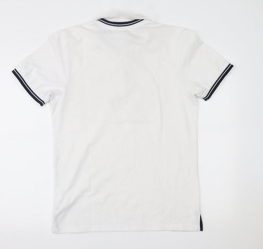 Lonsdale Mens White Polo Size M