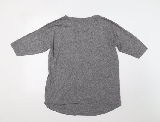 Papaya Womens Grey Basic Blouse Size M