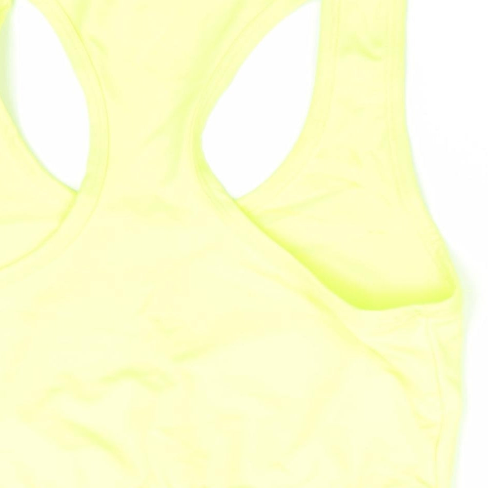 Awdis Womens Yellow Basic T-Shirt Size M