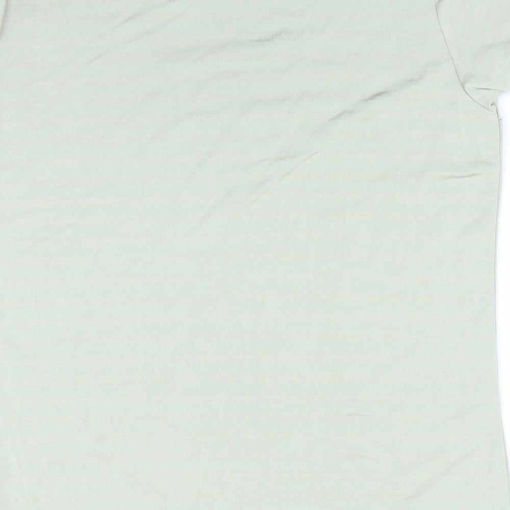 Womens UK Size 12 Preworn Green Basic T-Shirt