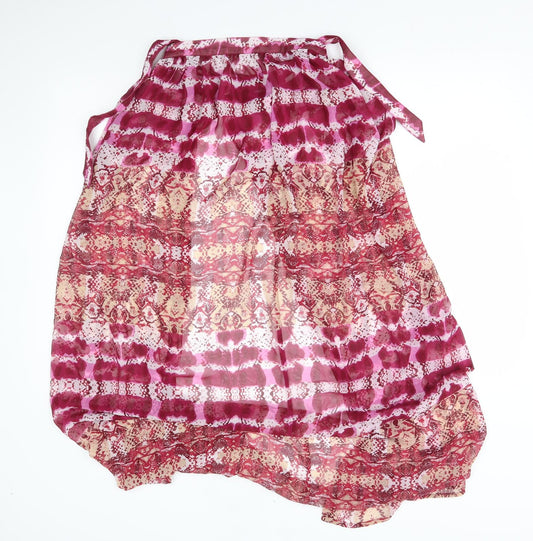 Womens UK Size 10 ASOS Pink Wrap Blouse
