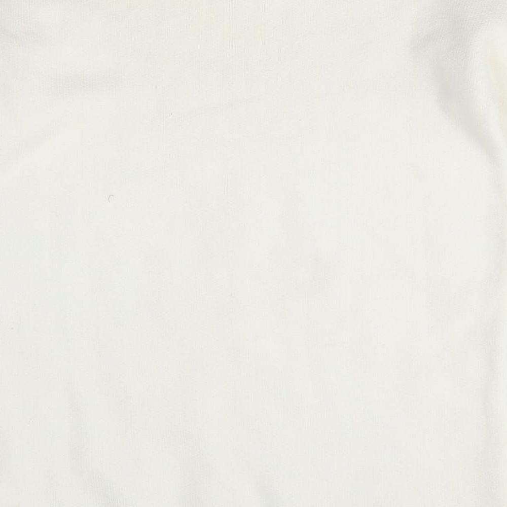 TU Womens White Pullover Jumper One Size