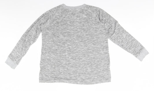 Womens UK Size 14 Peacocks Grey Pullover Jumper