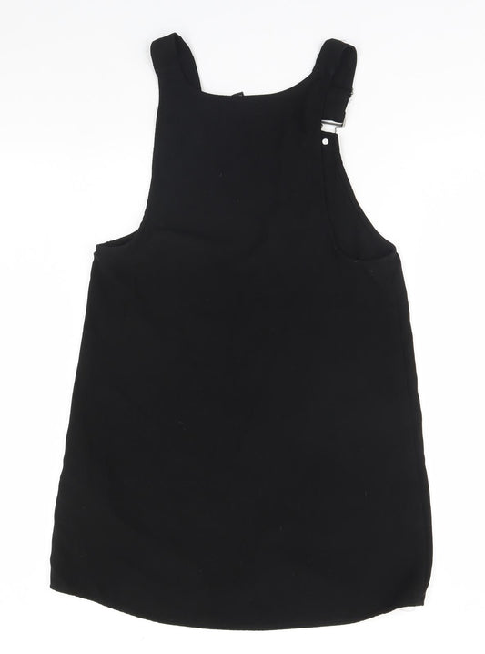Back view of Forever 21 women’s black basic blouse, size S