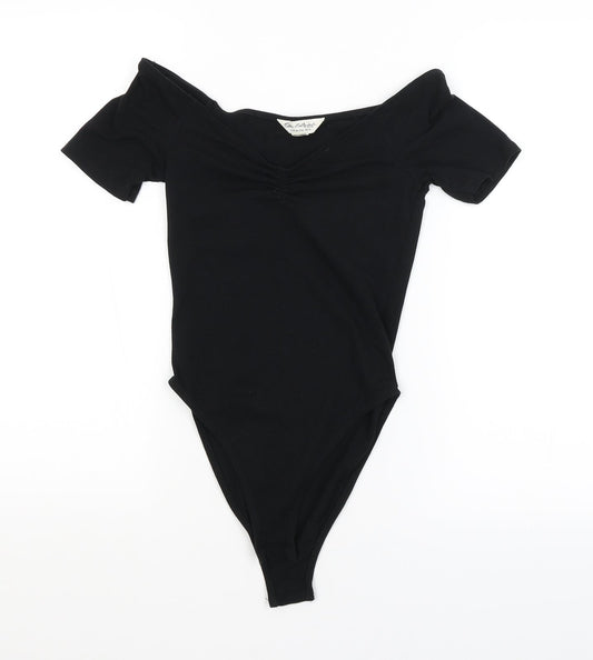 Womens UK Size 10 Miss Selfridge One-Piece Black Unitard
