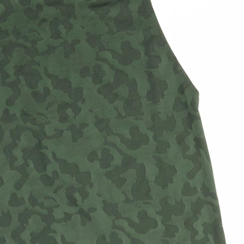 Womens UK Size 6 ASOS Green Basic Tank