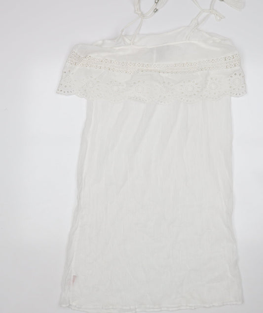 Primark Womens White Tank Dress Size L