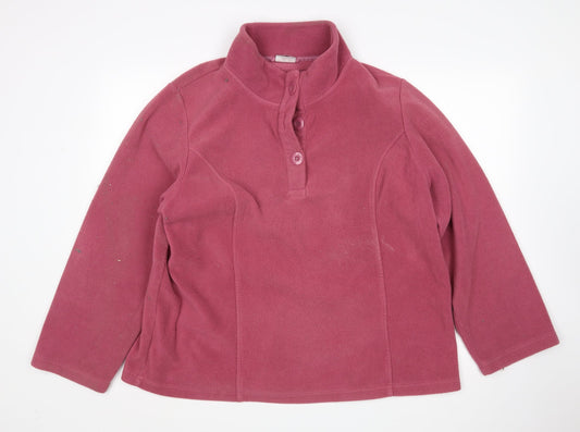 Womens UK Size XL Roman Pink Pullover Jumper