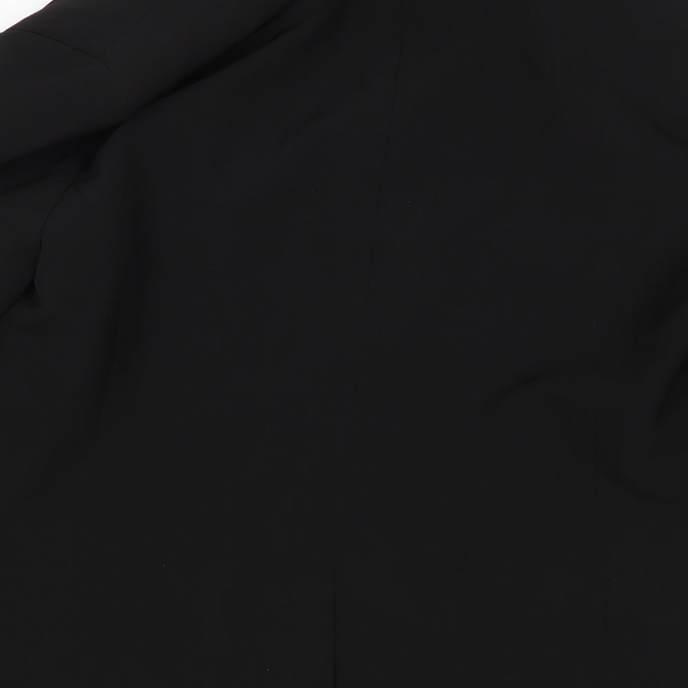 Brand and care label for Very women’s black jacket blazer, size UK 14