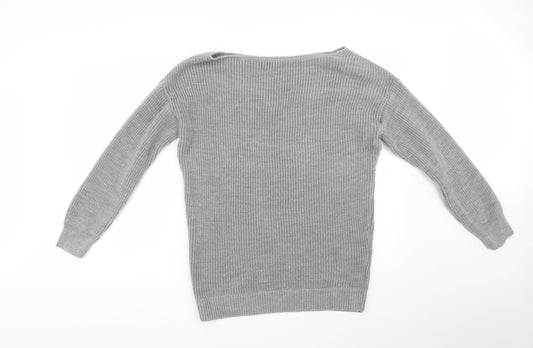 Womens UK Size 8 FRIENDS LIKE THESE Grey Pullover Jumper