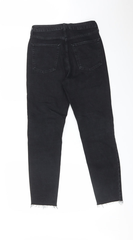 Topshop Womens Black Skinny Jeans Size 26 in L32 in