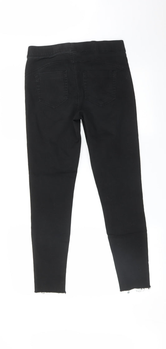 DENIM CO Womens Black Skinny Jeans Size 12 L26 in