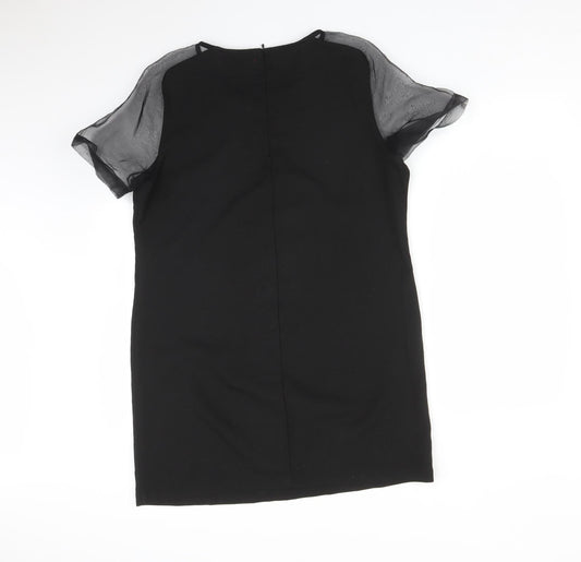 Boohoo Womens Black A-Line Size 12