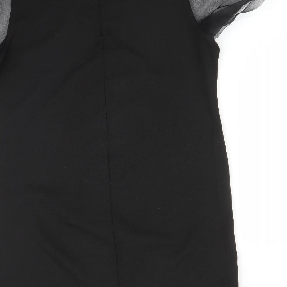 Boohoo Womens Black A-Line Size 12